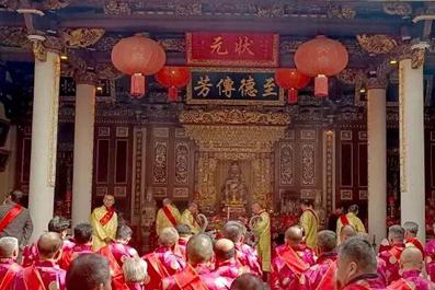 福建惠安大吴吴氏祖祠冬祭大典举行 四百宗亲续千年家声