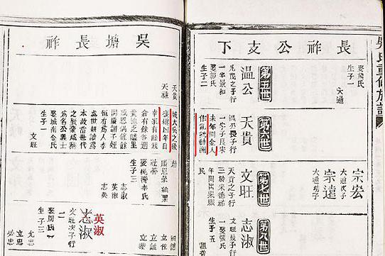 答来自吴世万族系信息问