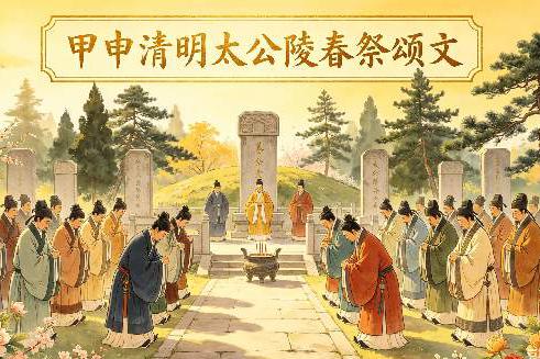贺太公陵修缮诗文之甲申清明太公陵春祭颂文