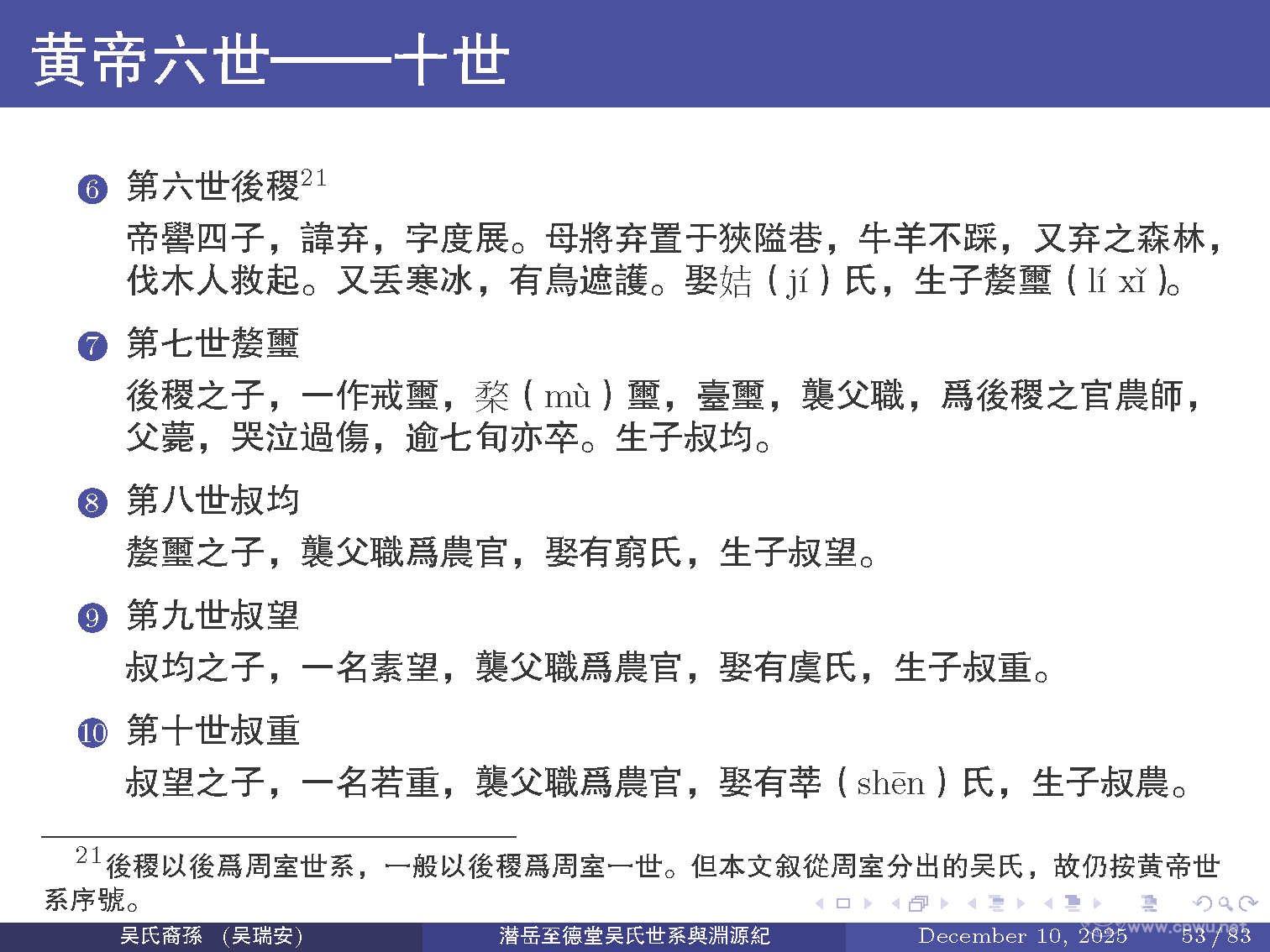 潜岳至德堂吴氏世系与渊源纪（二）