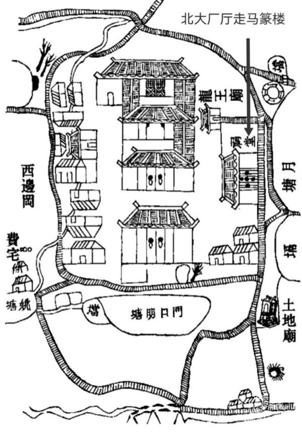 古巢吴氏1935年官庄村地图