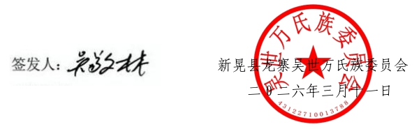 吴世万氏族委员会世系族源会议纪要 吴世万氏族委员会世系族源会议纪要