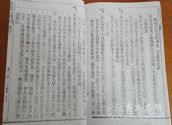 老田廉分三房吴文梓次子支谱